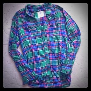 Abercrombie and Fitch Plaid Flannel Shirt